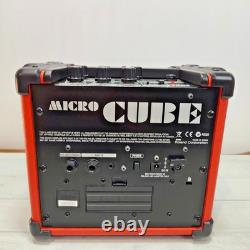 Amplificateur de guitare portable Roland Micro Cube 2W N225 Rouge d'occasion du Japon