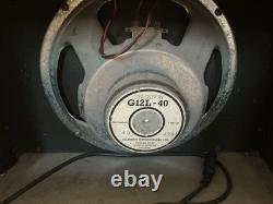 Amplificateur de guitare vintage Marshall modèle 8040 avec haut-parleur Celestion G12L-40 Angleterre