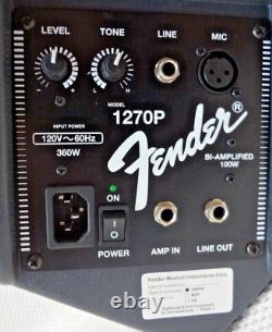 Amplificateur de scène combo pour guitare / microphone Fender 1270P avec moniteur amplifié