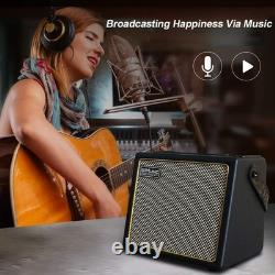 Amplificateur pour guitare acoustique, haut-parleur Bluetooth 30 watts rechargeable portable Ac