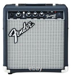 Amplificateur pour guitare électrique, 10 watts, haut-parleur de 6 pouces, noir, à transistors