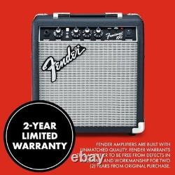 Amplificateur pour guitare électrique, 10 watts, haut-parleur de 6 pouces, noir, à transistors