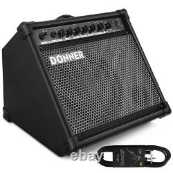 Amplificateur pour guitare électrique Donner DDA-35, haut-parleur 35 W, ampli pour batterie électronique et clavier