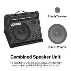 Amplificateur pour guitare électrique Donner DDA-35, haut-parleur 35 W, ampli pour batterie électronique et clavier