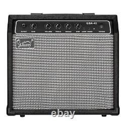 Amplificateur pour guitare électrique Glarry 40W GBA-40 noir