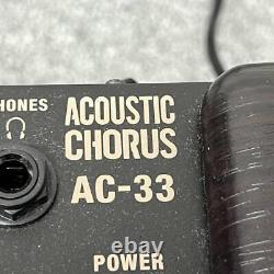 Amplificateur stéréo ROLAND AC-33 ACOUSTIC CHORUS pour guitare acoustique, uniquement