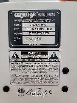 Amplificateurs Orange Crush 20RT 20W 1x8 Combo guitare orange