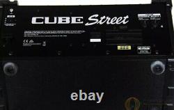 Amplificateurs de guitare stéréo combo Roland Cube Street alimentés par batterie