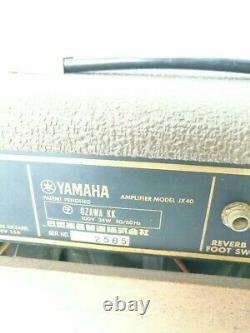 Amplifieur De Guitare Yamaha Jx40 Koch Haut-parleur Ac100v 50/60hz 1980 Vintage