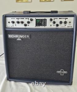 Behringer GX112 Blue Devil Amplificateur de guitare 60 watts ! Combo 1x12 avec effets intégrés