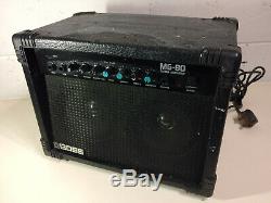 Boss Mg-80 Amplificateur De Guitare Jumeaux Haut-parleurs Illustrés Par Roland