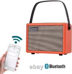 COOLMUSIC Amplificateur pour guitare acoustique/électrique, garantie de 3 ans, 15 watts, portable