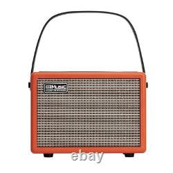 COOLMUSIC Amplificateur pour guitare acoustique/électrique, garantie de 3 ans, 15 watts, portable