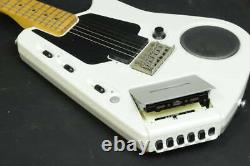 Casio Guitare Électrique D'occasion Eg-5 Amplificateur Blanc Haut-parleur Cassette Deck Buildin Jp
