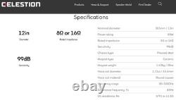 Celestion, CLASSIC LEAD 80, 12 pouces, 8 ohms, 80 W, jamais utilisé
