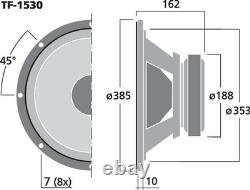 Celestion TF 1530 haut-parleur à châssis nu 400 watts 8 ohms, 15 pouces