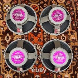 Correspondant Quad 4x Vintage 1970s Hiwatt Purple Fane 122/17g 50w 15ohm 12 Haut-parleurs