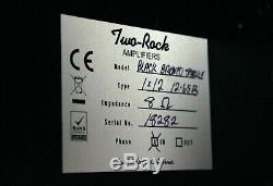 Deux-rock 1x12 Enceinte, Noir Bronco Étincelle Grill Cloth, Ex! 112 # 18282