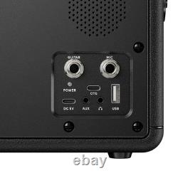 Donner GO II Amplificateur de guitare rechargeable 15 W avec contrôle via application et enregistrement USB-C – Noir