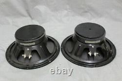 Eminence 10 Bass Cabinet Speakers X2 Paire 8 Ohm