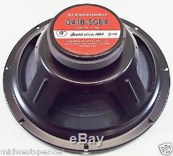 Eminence Ga10-sc64 10 Guitar Speaker George Alessandro 8 Ohms Livraison Gratuite