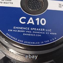 Eminence Legend CA10-32 Ohm Haut-parleur de guitare 10' Remplacements pour baffle basse