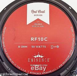 Eminence Rf10c Red Fang Céramique 10 Guitar Speaker 8 Ohms Bookstore