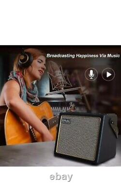 Enceinte Bluetooth de 30 watts pour guitare acoustique portable et rechargeable