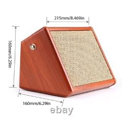 Enceinte Bluetooth pour guitare 15 W, amplificateur acoustique de guitare portable rechargeable