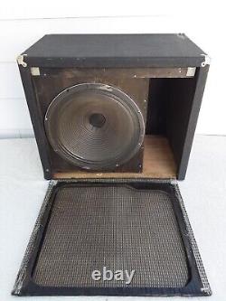 Enceinte d'ampli basse SUNN 215S des années 70 modifiée avec un haut-parleur Traynor 1x15