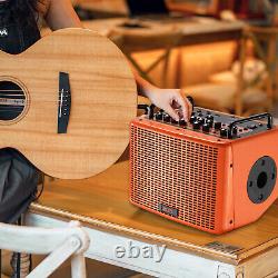 Enceinte de guitare acoustique rechargeable portable de 40W pour guitare électrique H0U0