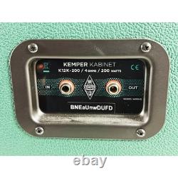 Enceinte pour guitare Kemper Kabinet unisexe 1x12 verte passive 200 W K12K-200