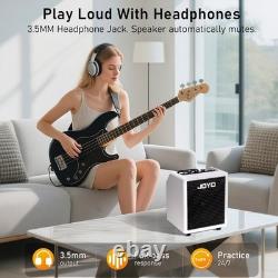 Ensemble d'amplificateur combo basse 30W avec cordon d'instrument mono CM-04 6,35 mm de 15 pieds