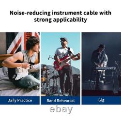 Ensemble d'amplificateur combo basse 30W avec cordon d'instrument mono CM-04 6,35 mm de 15 pieds