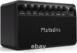 FBA-20 Amplificateur combo portable rechargeable 20 W pour guitare électrique avec effets de canal et égaliseur