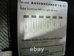 FENDER BASSBREAKER 18/30 COMBO GUITARE À TUBES 2x12 PROJET EN ÉTAT DE MARCHE