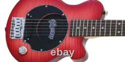 Guitare Électrique Mini Pignose PGG-200FM SR Transparente Rouge Amplificateur Intégré F/S