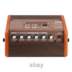 Guitare acoustique 15 watts amplificateur portable rechargeable haut-parleur E2N5