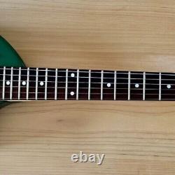 Guitare électrique Fernandez Zo-3 verte avec amplificateur et haut-parleur intégrés