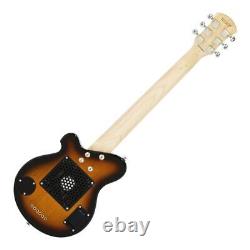 Guitare électrique mini Pignose PGG-200 BS Sunburst Marron avec amplificateur intégré, neuve