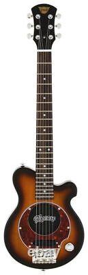 Guitare électrique mini Pignose PGG-200 BS Sunburst Marron avec amplificateur intégré, neuve