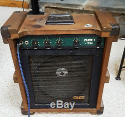 Haut-parleur Ampli À Amplificateur De Guitare À État Solide Modèle Cr-1 15w Vintage Des Années 70