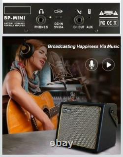 Haut-parleur Bluetooth 30 watts rechargeable portable amplificateur acoustique pour guitare