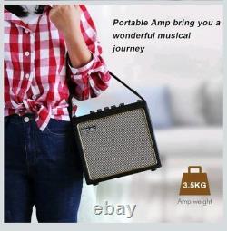 Haut-parleur Bluetooth 30 watts rechargeable portable amplificateur acoustique pour guitare