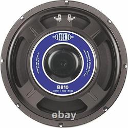 Haut-parleur amplificateur de basse Legend B810 10, 300 Watts à 32 Ohms