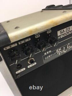 Haut-parleur d'ampli Suzuki SA-22 pour guitare Taishogoto Koto Amplificateur Utilisé en provenance du Japon