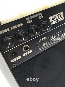 Haut-parleur d'ampli Suzuki SA-22 pour guitare Taishogoto Koto Amplificateur Utilisé en provenance du Japon