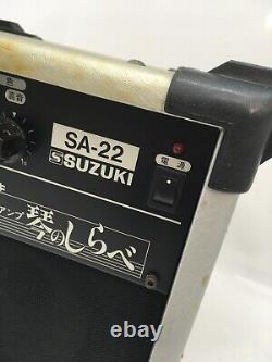 Haut-parleur d'ampli Suzuki SA-22 pour guitare Taishogoto Koto Amplificateur Utilisé en provenance du Japon