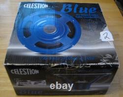 Haut-parleur de guitare Celestion Alnico Blue 16 Ohms Boîte d'origine T4436 2014 Peu utilisé