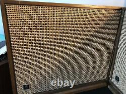 Haut-parleurs D’extension Sans Fil Vintage Pair Ge Sp-20b Avec Amplificateurs De Tube Guitar Amp